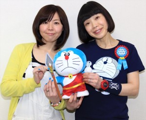 『映画ドラえもん 新・のび太の日本誕生』水田わさび（右）と大原めぐみ（左）インタビュー