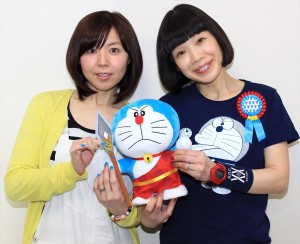『映画ドラえもん 新・のび太の日本誕生』水田わさび（右）と大原めぐみ（左）インタビュー