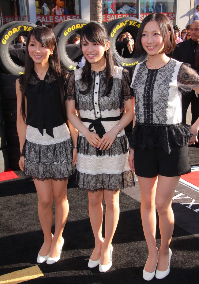 Perfume、Cars 2 Hollywood Premiere