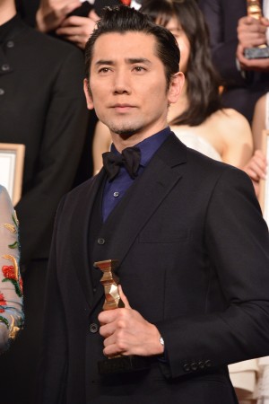 最優秀助演男優賞を受賞した、本木雅弘