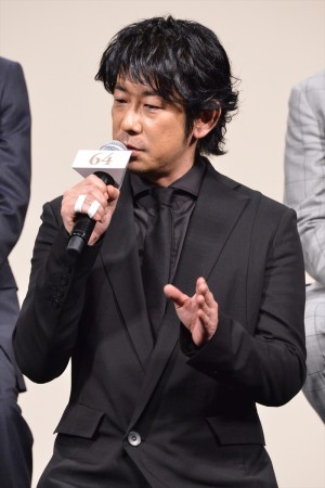 『64－ロクヨン－』完成報告会見に出席した永瀬正敏