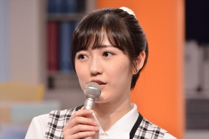 「福田雄一×StarS（井上芳雄・浦井健治・山崎育三郎）『トライベッカ』」製作会見に出席した渡辺麻友