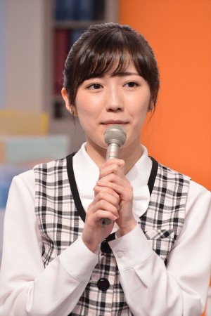 「福田雄一×StarS（井上芳雄・浦井健治・山崎育三郎）『トライベッカ』」製作会見に出席した渡辺麻友