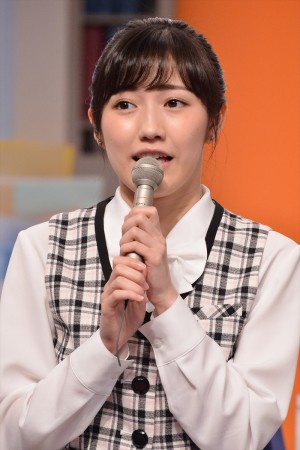「福田雄一×StarS（井上芳雄・浦井健治・山崎育三郎）『トライベッカ』」製作会見に出席した渡辺麻友