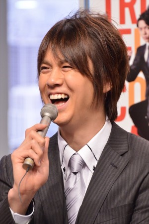 「福田雄一×StarS（井上芳雄・浦井健治・山崎育三郎）『トライベッカ』」製作会見に出席した浦井健治