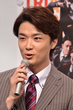 「福田雄一×StarS（井上芳雄・浦井健治・山崎育三郎）『トライベッカ』」製作会見に出席した井上芳雄