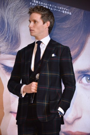 『リリーのすべて』ジャパンプレミアに登場したエディ・レッドメイン