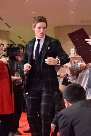 『リリーのすべて』ジャパンプレミアに登場したエディ・レッドメイン