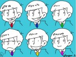 「てじなーにゃ」山上兄弟、“うま過ぎる”『おそ松さん』六つ子を描き分け