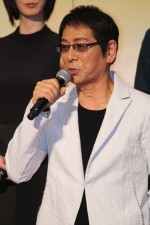 映画『仮面ライダー1号』完成披露イベントに登壇した大杉漣