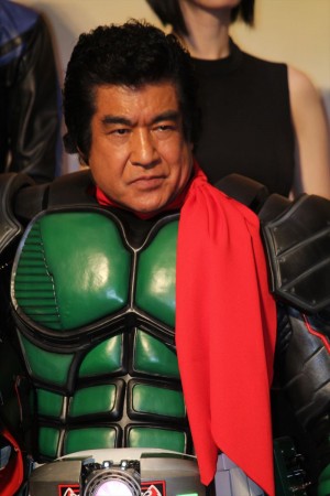 映画『仮面ライダー1号』完成披露イベントに登壇した藤岡弘、