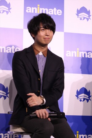 「アニメイト30周年プロジェクト」記者会見に出席した斉藤壮馬