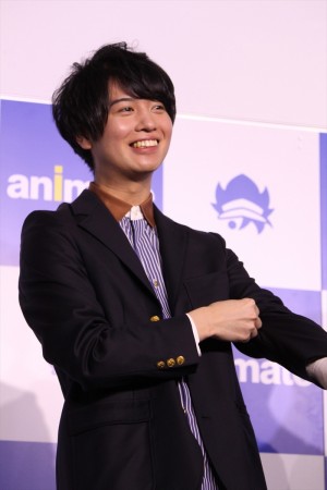 「アニメイト30周年プロジェクト」記者会見に出席した斉藤壮馬
