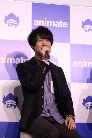 「アニメイト30周年プロジェクト」記者会見に出席した斉藤壮馬