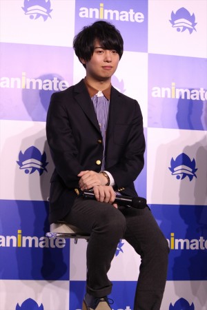 「アニメイト30周年プロジェクト」記者会見に出席した斉藤壮馬