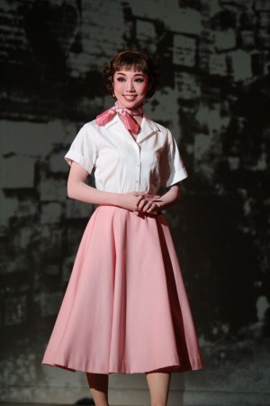 宝塚歌劇・雪組公演『ローマの休日』制作発表会に登場した咲妃みゆ