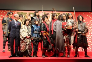 『真田十勇士』クランクアップ報告会見の様子