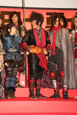 『真田十勇士』クランクアップ報告会見の様子