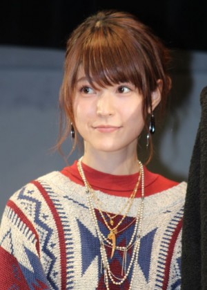 『仮面ライダーアマゾンズ』製作発表記者会見に登壇した東亜優