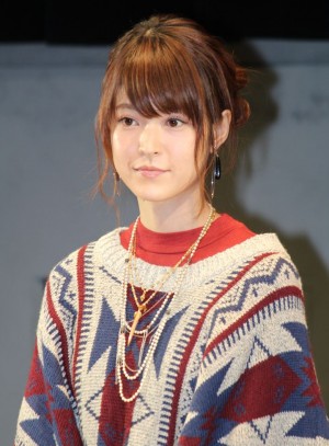 『仮面ライダーアマゾンズ』製作発表記者会見に登壇した東亜優