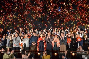 『ちはやふる 上の句』初日舞台挨拶にて