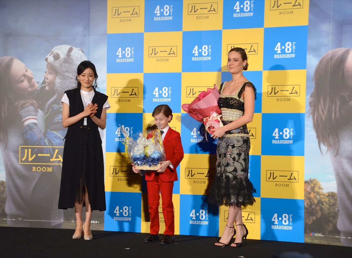 菅野美穂、産後初イベントに登場 　『ルーム』息子役にメロメロ「なんて可愛いの！」