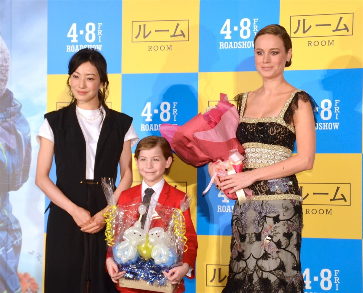 菅野美穂、産後初イベントに登場 　『ルーム』息子役にメロメロ「なんて可愛いの！」