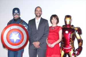 『シビル・ウォー／キャプテン・アメリカ』フッテージ上映付きプレゼンテーションの様子