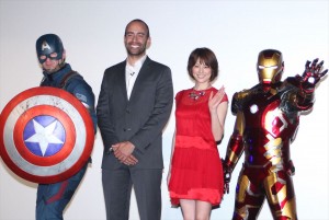 『シビル・ウォー／キャプテン・アメリカ』フッテージ上映付きプレゼンテーションの様子