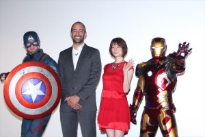 『シビル・ウォー／キャプテン・アメリカ』フッテージ上映付きプレゼンテーションの様子