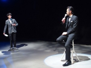 『真夜中の百貨店』制作発表会に登場した大塚明夫