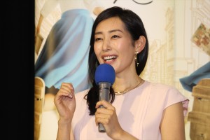 『とと姉ちゃん』第一週完成試写会に登壇した木村多江