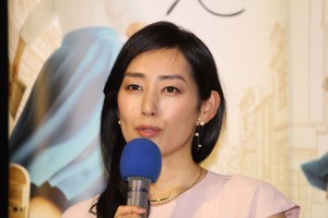 『とと姉ちゃん』第一週完成試写会に登壇した木村多江