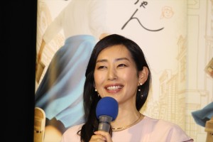 『とと姉ちゃん』第一週完成試写会に登壇した木村多江