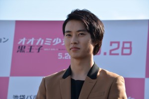 『オオカミ少女と黒王子』池袋パルコビジョン点灯式イベントに出席した山崎賢人