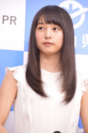 岡山県新PR動画「岡山三部作」発表会に出席した桜井日奈子