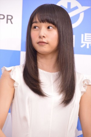 岡山県新PR動画「岡山三部作」発表会に出席した桜井日奈子