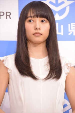 岡山県新PR動画「岡山三部作」発表会に出席した桜井日奈子