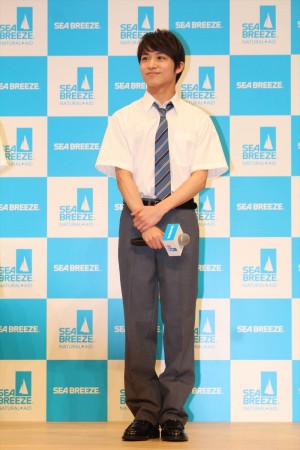 「シーブリーズ」新CM発表会に出席した松岡広大