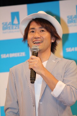 「シーブリーズ」新CM発表会に出席したナオト・インティライミ
