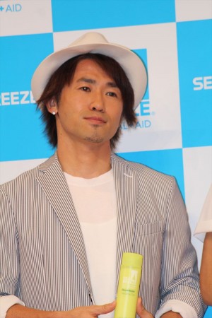 「シーブリーズ」新CM発表会に出席したナオト・インティライミ