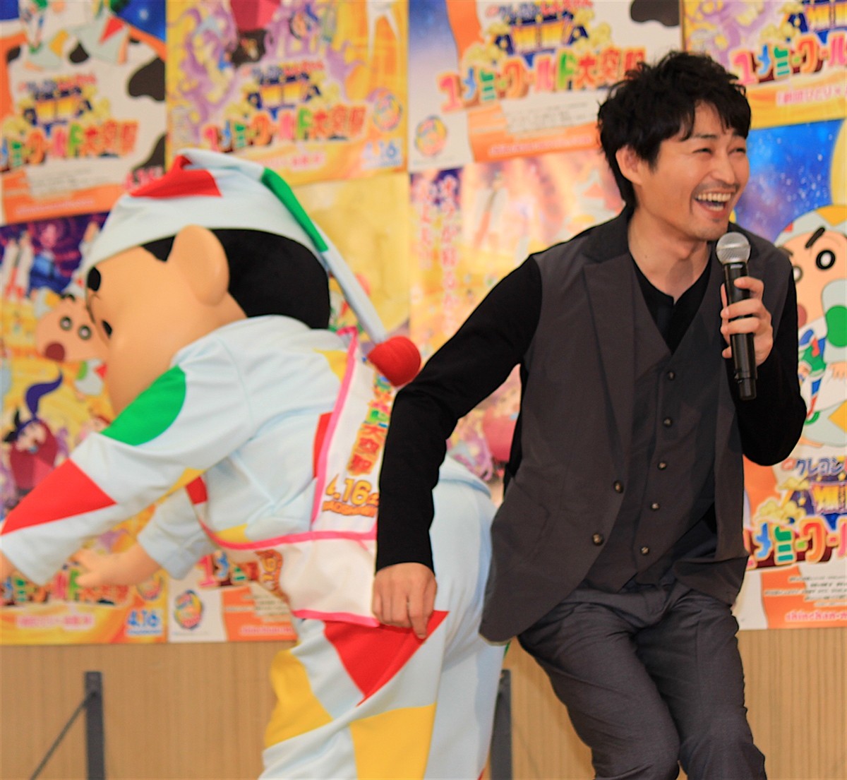 安田顕、5歳児しんちゃんの前で下ネタ投下「浅野ゆう子さんが…」思春期のスケベな夢