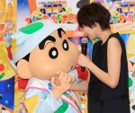 『映画クレヨンしんちゃん 爆睡！ユメミーワールド大突撃』公開アフレコイベントに登壇した吉瀬美智子