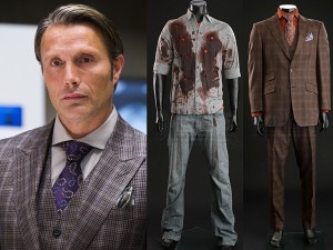 『ハンニバル』でマッツ・ミケルセンが着ていたレクター博士のスーツ等（写真右）もオークションに