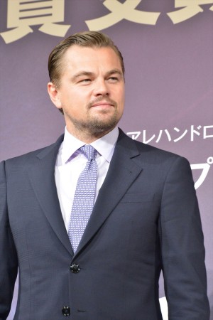 『レヴェナント：蘇えりし者』来日記者会見に登壇したレオナルド・ディカプリオ