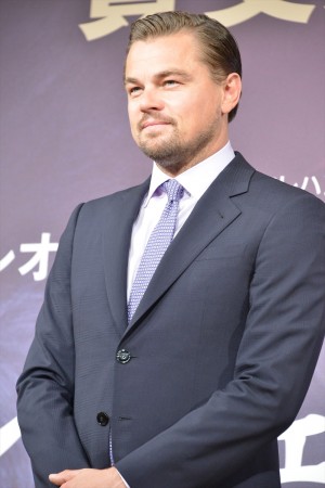 『レヴェナント：蘇えりし者』来日記者会見に登壇したレオナルド・ディカプリオ