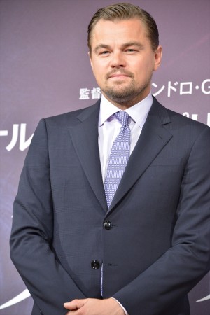 『レヴェナント：蘇えりし者』来日記者会見に登壇したレオナルド・ディカプリオ
