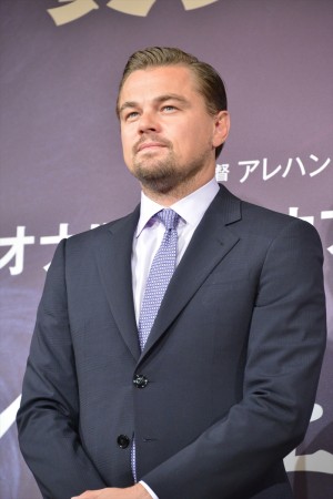 『レヴェナント：蘇えりし者』来日記者会見に登壇したレオナルド・ディカプリオ