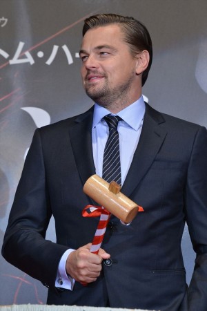 『レヴェナント：蘇えりし者』ジャパンプレミアに出席したレオナルド・ディカプリオ