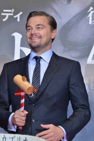 『レヴェナント：蘇えりし者』ジャパンプレミアに出席したレオナルド・ディカプリオ